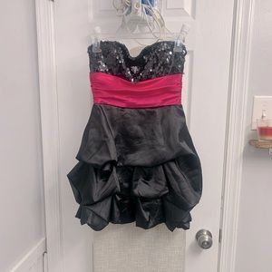 Strapless Formal Mini Dress